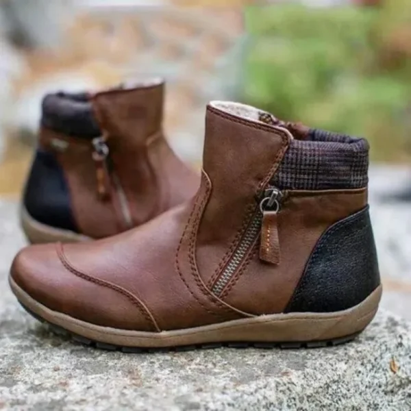 Stylish Zipper Snow Boots - Image 6