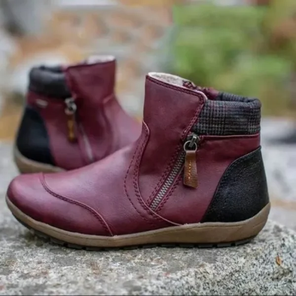 Stylish Zipper Snow Boots - Image 3